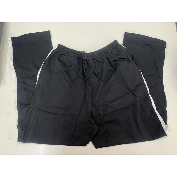 Anthony Richards Womens Two-Piece Contrast Stripe Black Pantset Petite XL - Picture 10 of 16